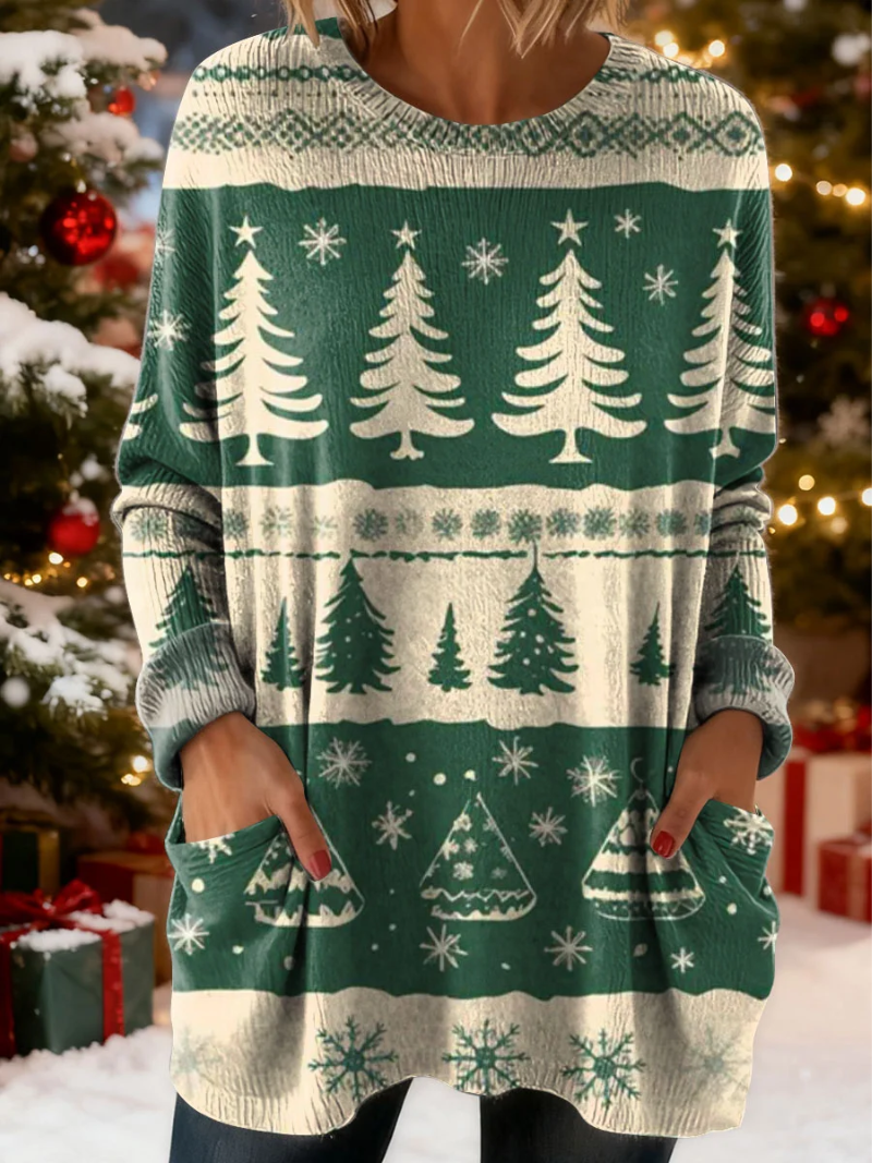 Mara – Jultröja med granmotiv